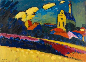 Study for Murnau, Landscape with Church